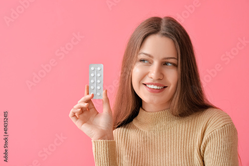 Beautiful young woman with ...