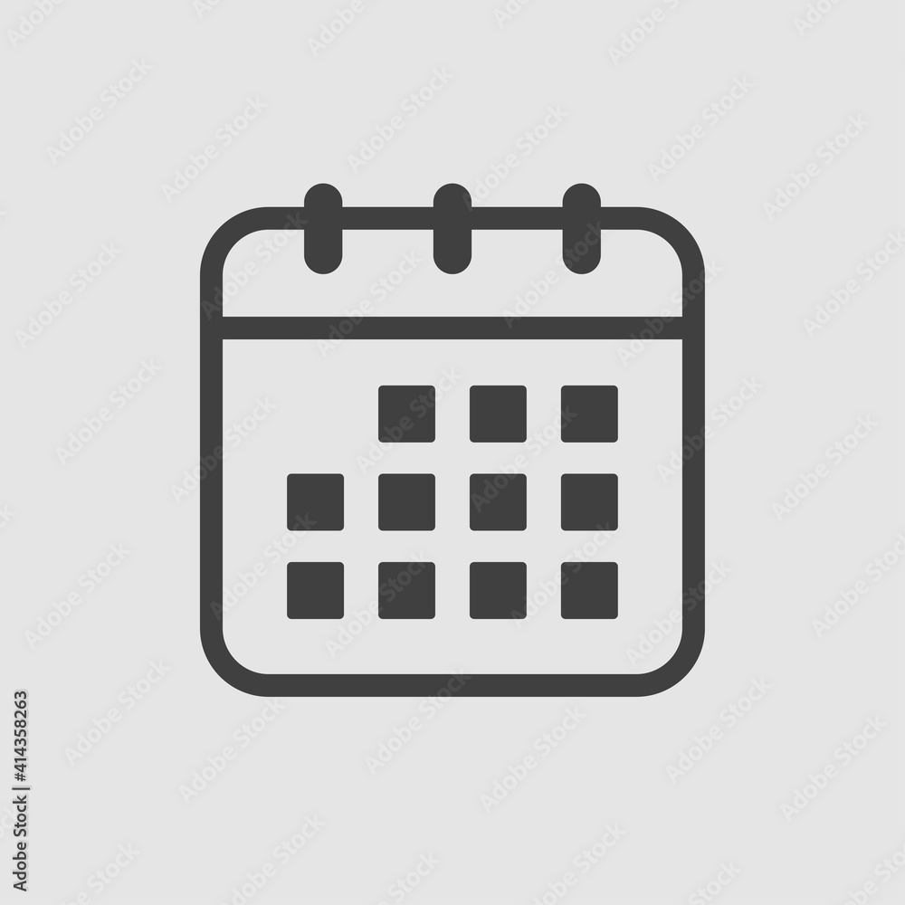 Icon page calendar - schedule, deadline, date, app Icon page calendar - schedule, deadline, date, app