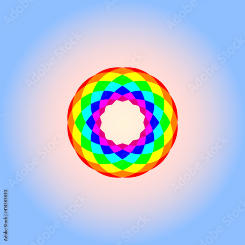 abstract colourful geometric background design