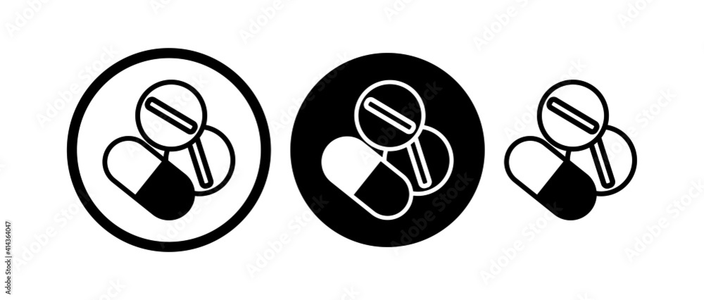 Medicine icon set. Vector illustration. For apps and websites. Simple design Medicine icon set. Vector illustration. For apps and websites. Simple design