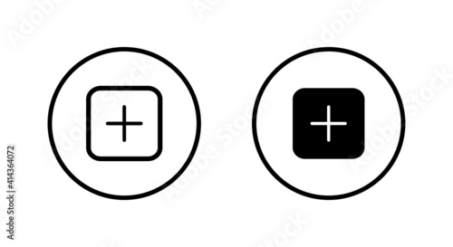  Set of icons to add images in applications and social media