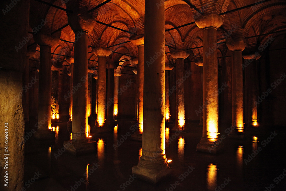 Fototapeta premium Bacilica cistern from Istanbul