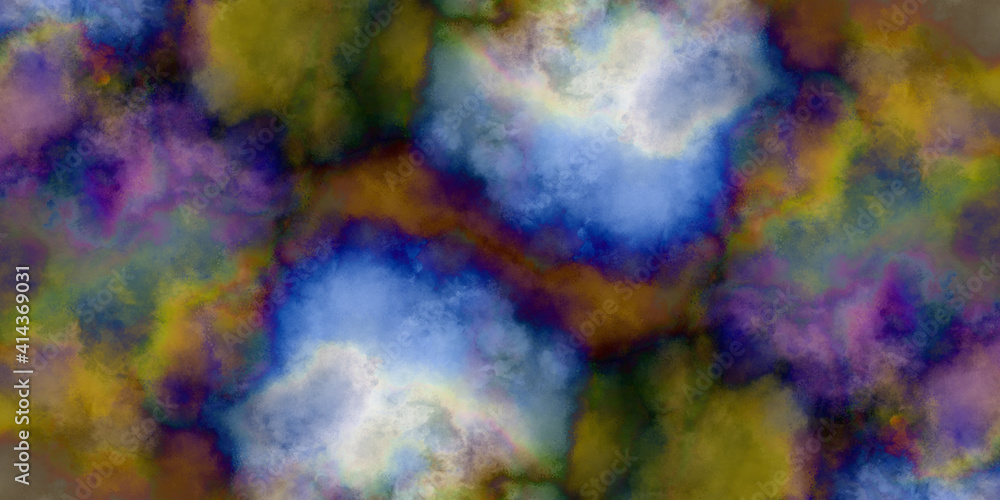 Naklejka premium abstract fractal colorful metal marbled stone wall concete cement grunge image paint background bg texture wallpaper art frame sample illustration board