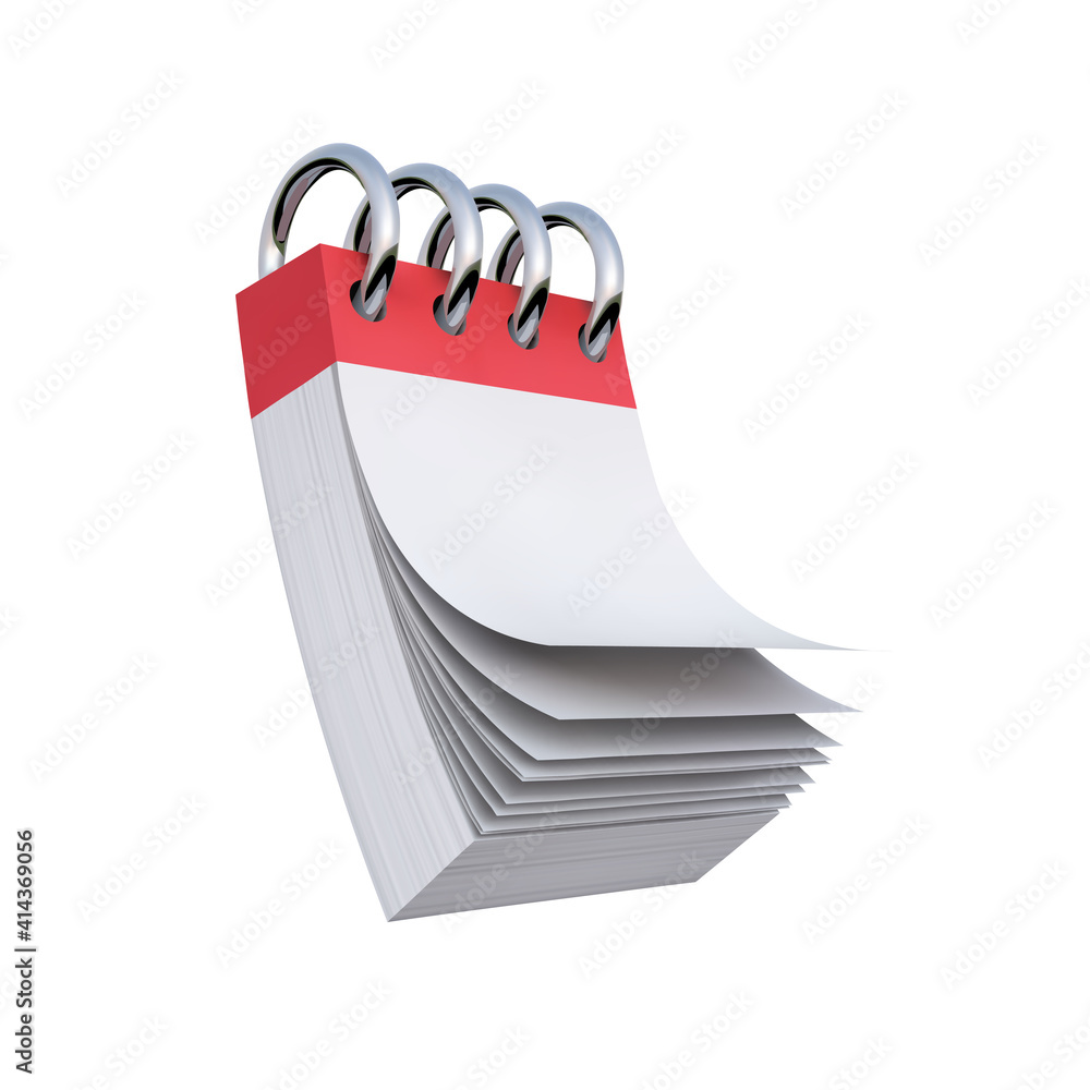 Blank notebook with blank sheets. Vector graphics Blank notebook with blank sheets. Vector graphics
