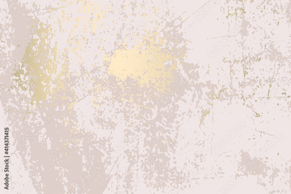 Abstract Marble Trendy Texture in Pastel and Gold colors .