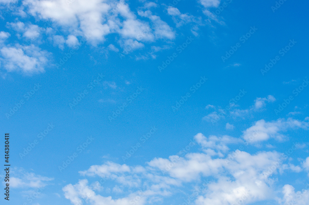 White clouds in blue sky White clouds in blue sky