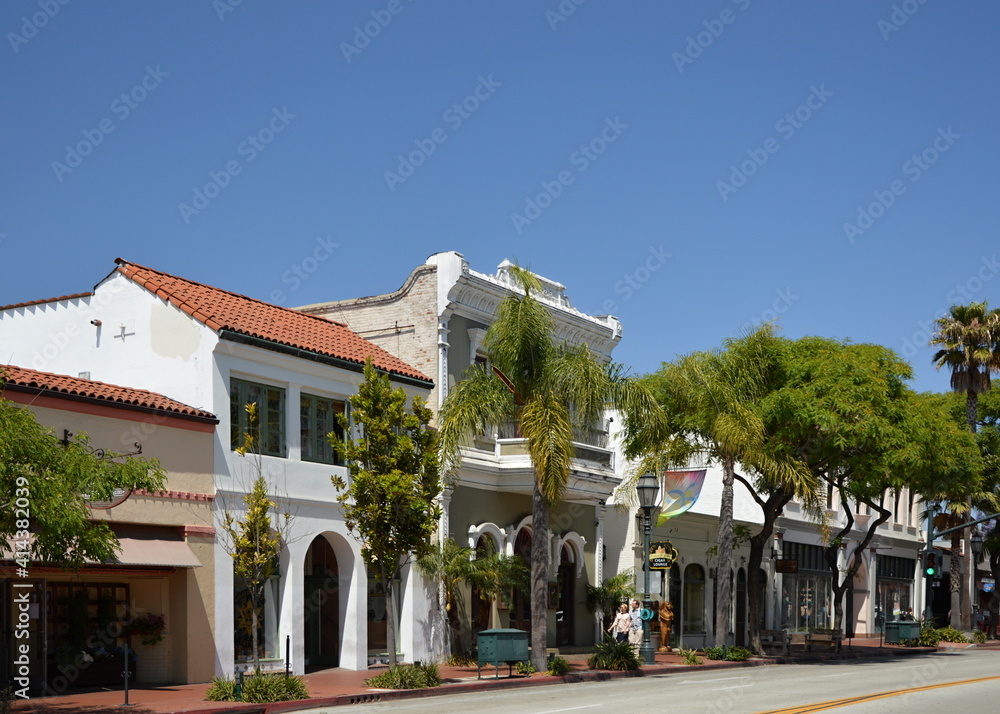 Downtown Santa Barbara, Kalifornien