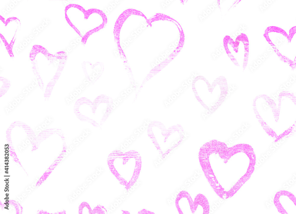Abstract Valentine's Day hearts background