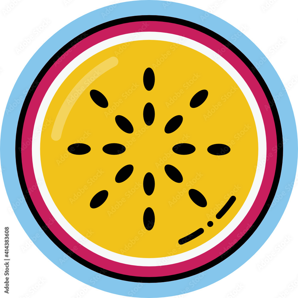 Fruit Slice Icon. Fruit Slice Icon.