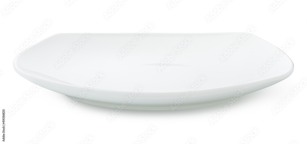 Square white plate Square white plate