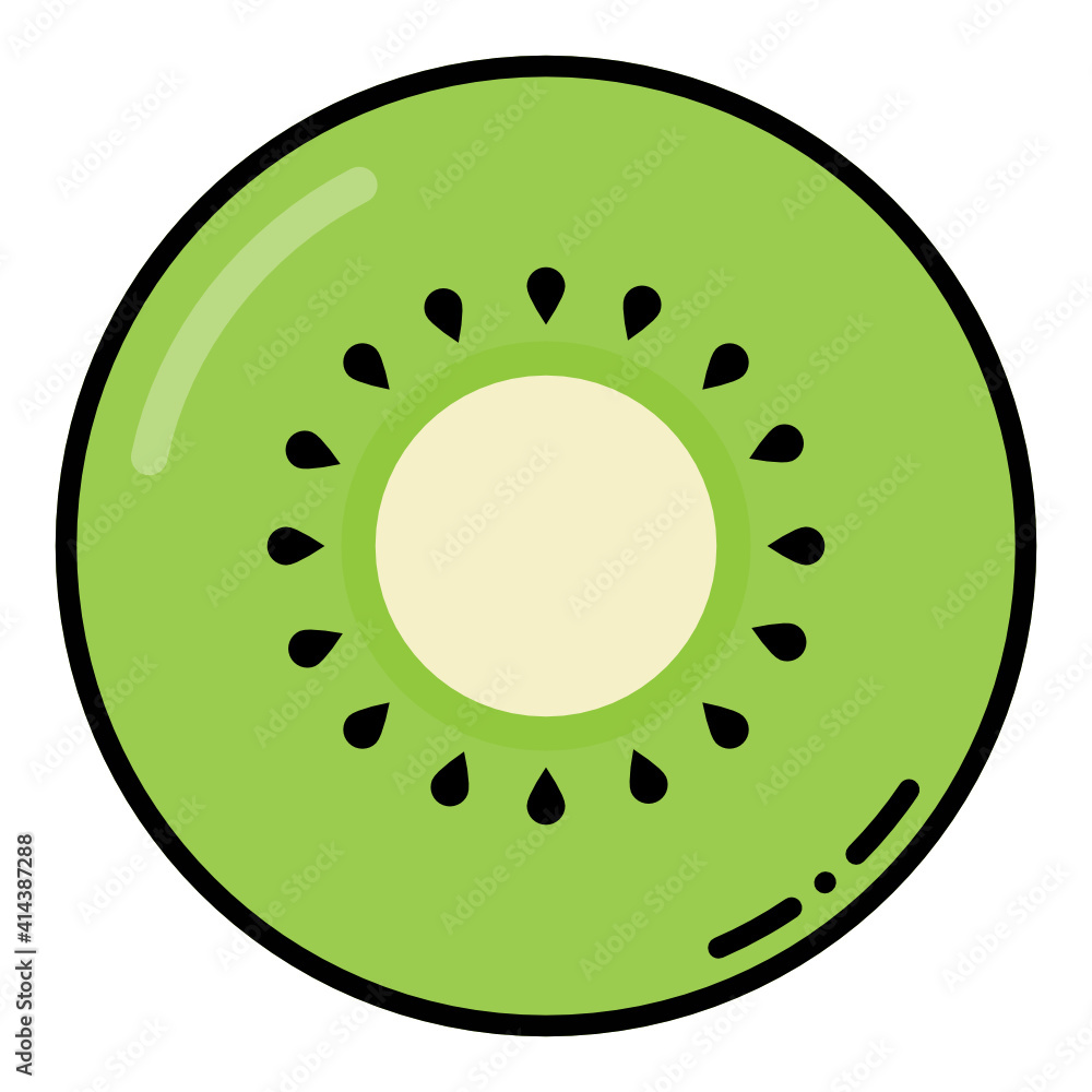 Kiwi Fruit Icon. Kiwi Fruit Icon.