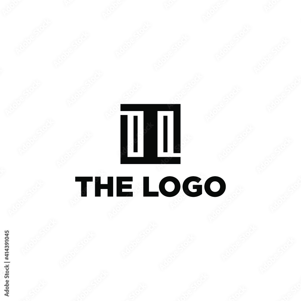 Abstract Geometric Logo Concept Vector. Abstract Simple Logo Template. Abstract Geometric Logo Concept Vector. Abstract Simple Logo Template.