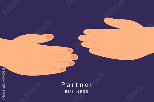 Partner Business - Vector Stock Illustration