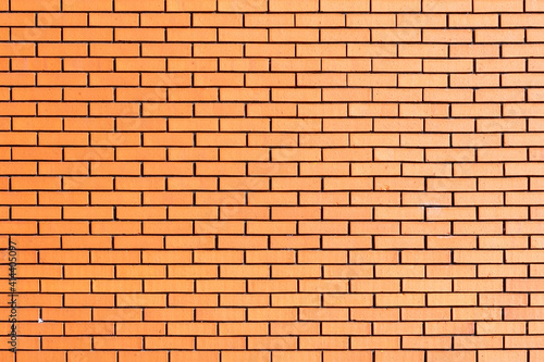 Modern new large red brick wall texture background, stock photo image