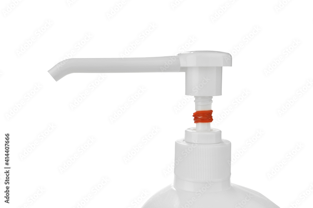 Lifehack - Limit soap by twisting rubber band around the pump nozzle Lifehack - Limit soap by twisting rubber band around the pump nozzle
