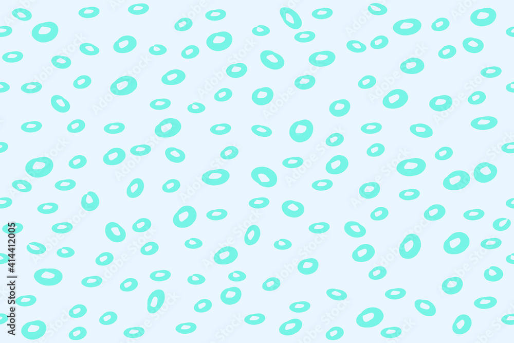 background with blue bubbles, seamless pattern
