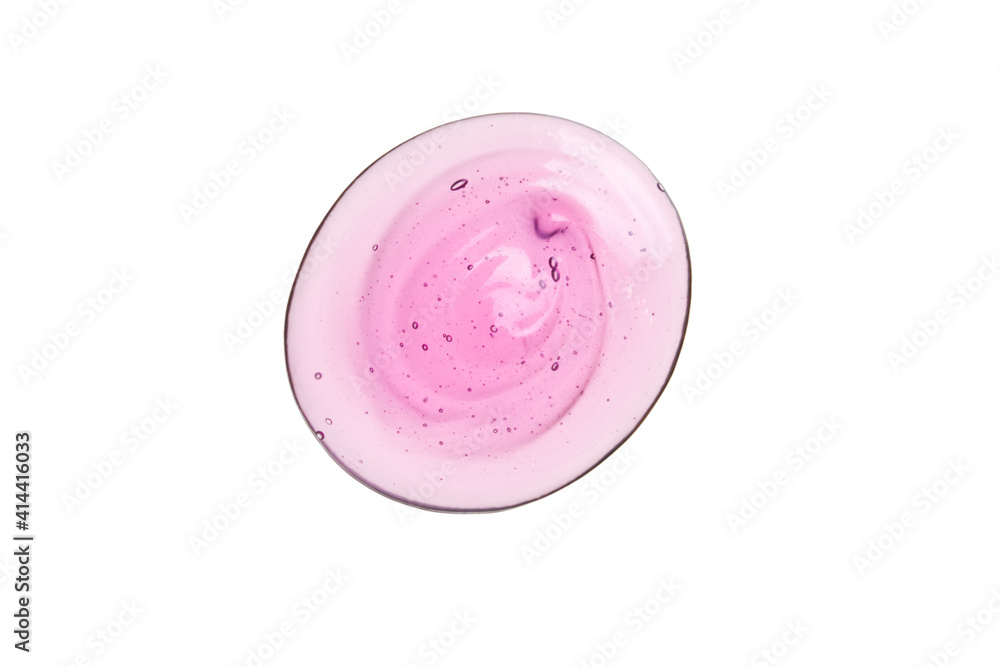 Cosmetic gel, serum swatches. Gel texture. Clear cosmetic liquid drop. Transparent skincare product with bubbles sample. Cosmetic gel, serum swatches. Gel texture. Clear cosmetic liquid drop. Transparent skincare product with bubbles sample.