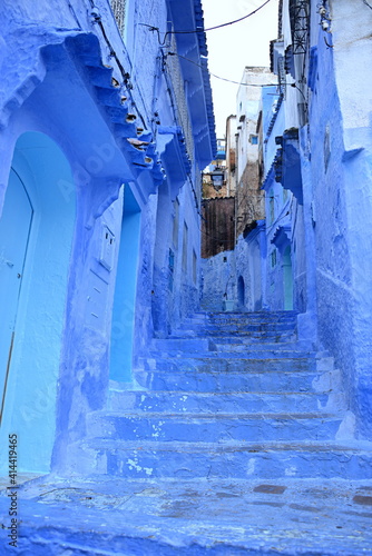 MOROCCO CHEFCHAOUEN  Moroccan city  capital of the homonymous province  the inhabitants belong to the Berber tribes of the Rif and Arabs. Defined the  blue pearl 