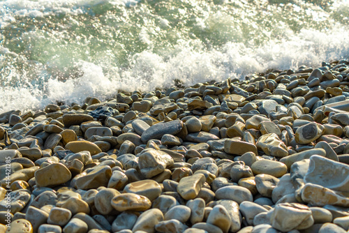 waves on the beach