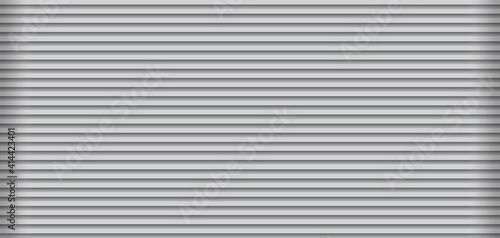 Large metal banner gray corrugated background