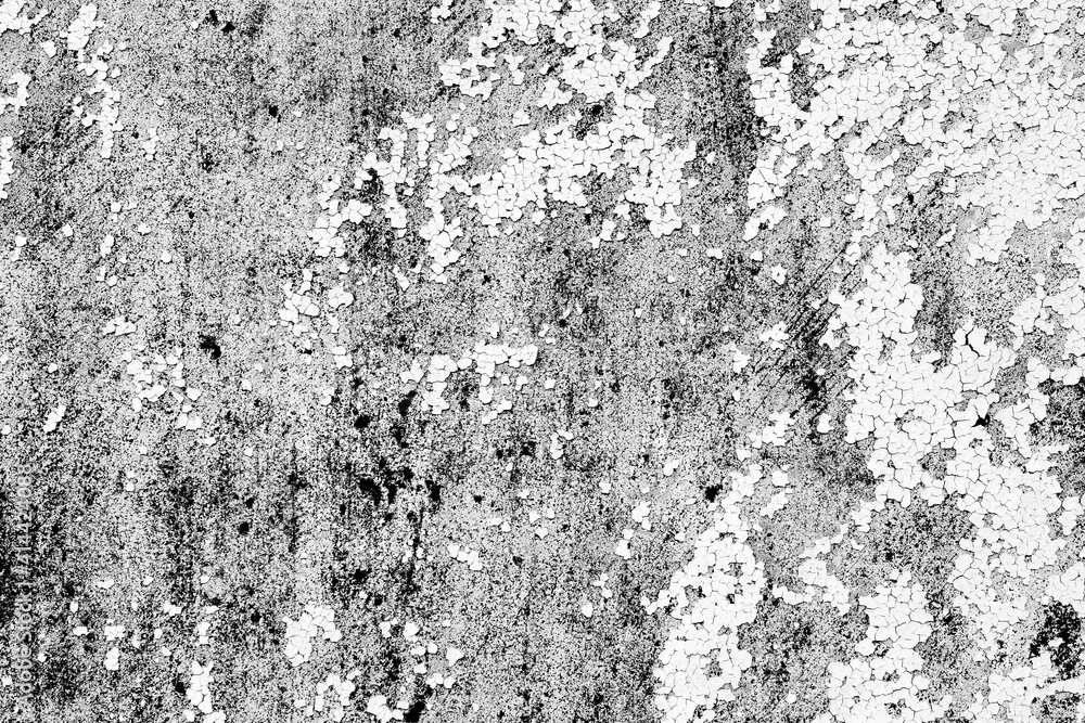 Fototapeta premium Metal texture with scratches and cracks which can be used as a background