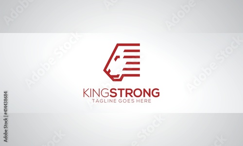 Creative Strong Lion Logo Design