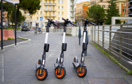 Electric scooters a new urban transportation