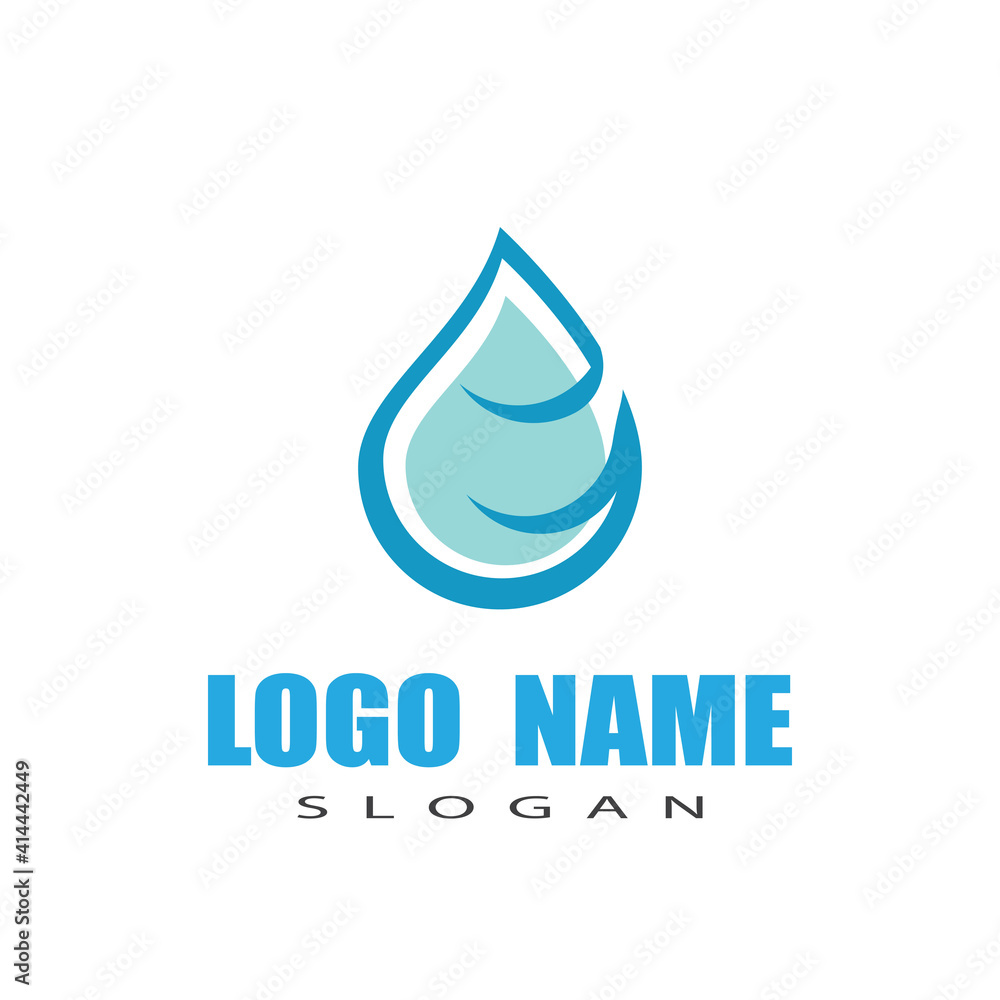 Water drop Logo Template vector illustration design Water drop Logo Template vector illustration design