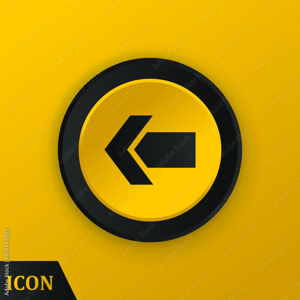 Undo Icon. Colored button Undo Icon. Colored button
