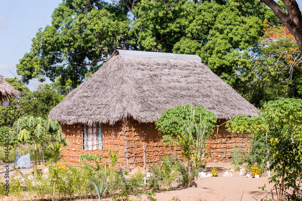 Zaramo style houses in the Watamu forest Zaramo style houses in the Watamu forest