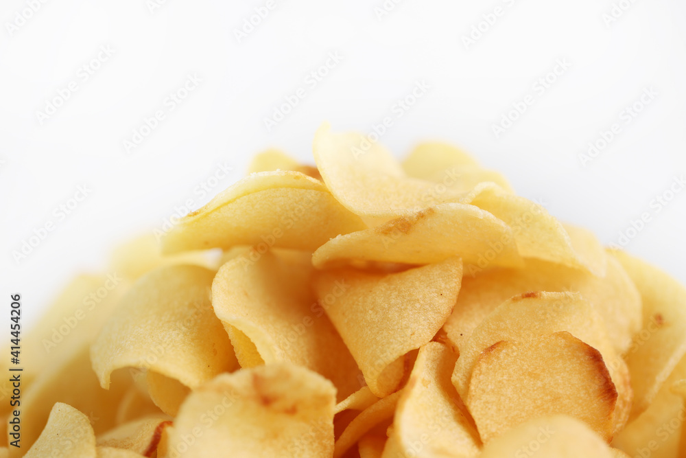 Fried Chiku is also known as Fried Ngaku or Arrowhead chips. Traditional snacks during Chinese New Year celebration. Fried Chiku is also known as Fried Ngaku or Arrowhead chips. Traditional snacks during Chinese New Year celebration.