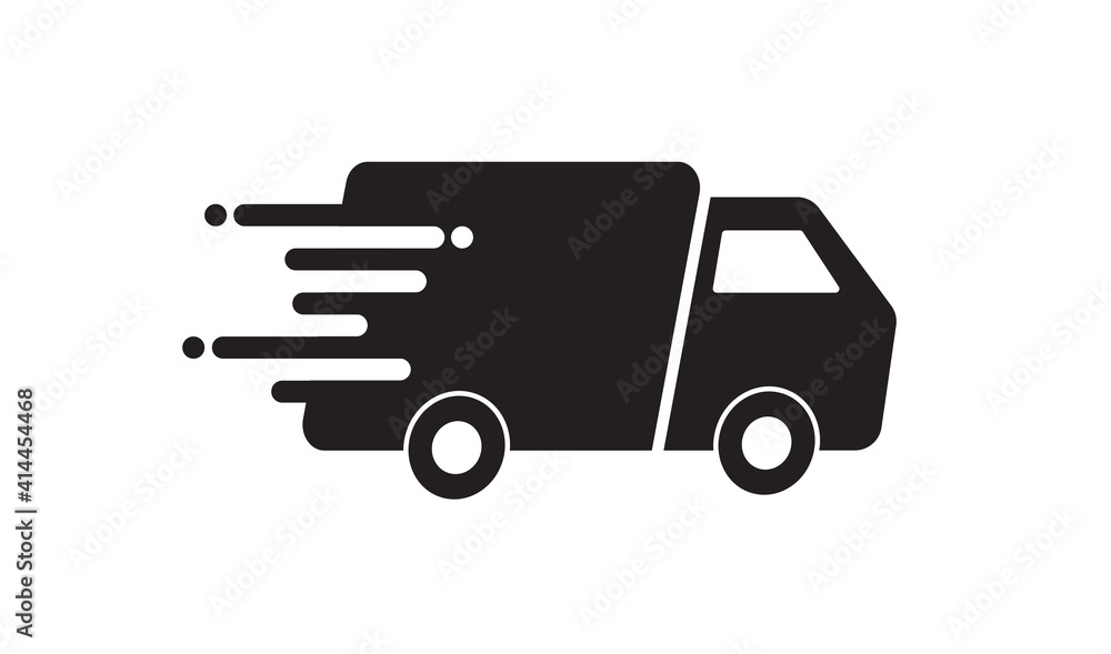 Delivery Icon Isolated On White Background. Fast Delivery Icon. Fast Shipping  Delivery Truck. Truck Icon Delivery Royalty Free SVG, Cliparts, Vectors,  and Stock Illustration. Image 144721715.