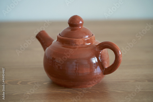 Wallpaper Mural Pottery, a ceramic product with your own hands, made on a potter's wheel, a teapot, a mug. Torontodigital.ca