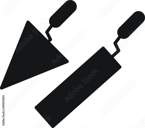 cement trowel icon. Construction trowel icon vector
