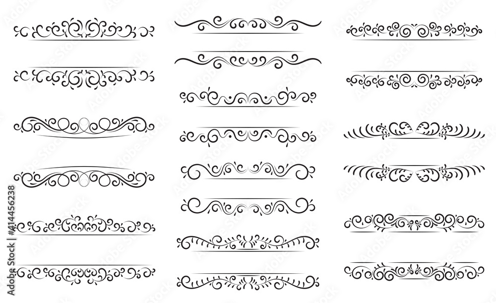Text frame set with swirls and calligraphic design elements. This vector set can be used for menu, wedding invitation, greetings and retro design projects. Text frame set with swirls and calligraphic design elements. This vector set can be used for menu, wedding invitation, greetings and retro design projects.
