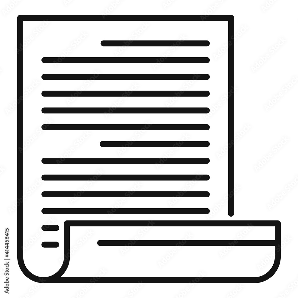 Notary testament icon. Outline notary testament vector icon for web design isolated on white background Notary testament icon. Outline notary testament vector icon for web design isolated on white background