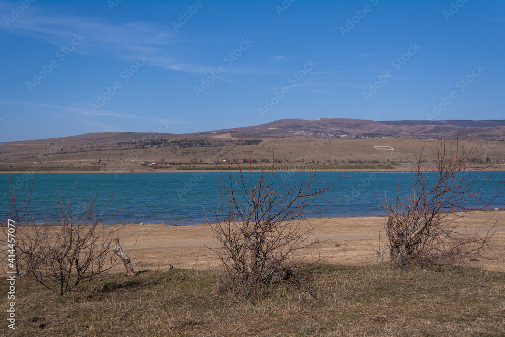 landscape with lake