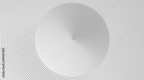 Abstract illustration of a pattern of white concentric circles waving