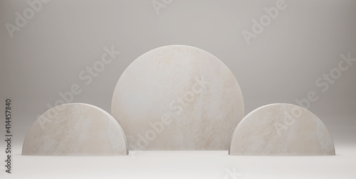 Mock up scene with empty sp...
