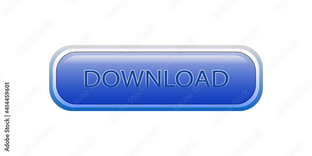 Blue download button for website use. Blue download button for website use.