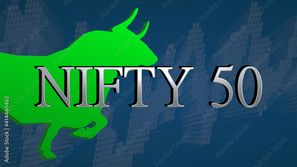 Φωτογραφία The stock market index NIFTY 50, National Stock Exchange of India, is bullish