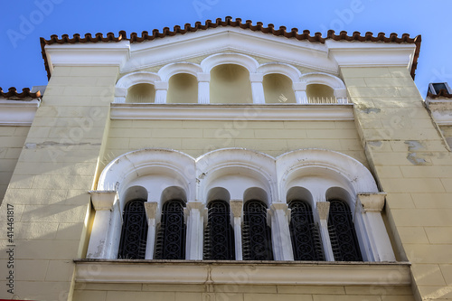 Greek Orthodox Church of Ekklisia Panagia Grigorousa Agii Taxiarches ke Agios Fanourios near the Roman Agora, Athens, Greece. photo