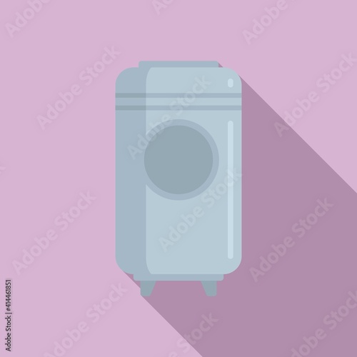 Winemaker barrel icon. Flat illustration of winemaker barrel vector icon for web design