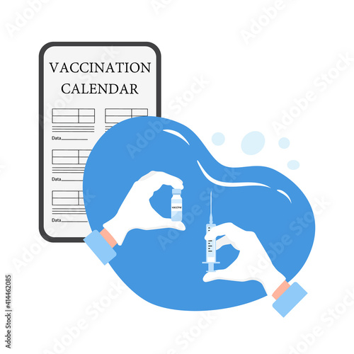 Vector People Vaccination Immunization Health care