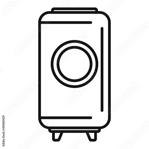Winemaker barrel icon. Outline winemaker barrel vector icon for web design isolated on white background