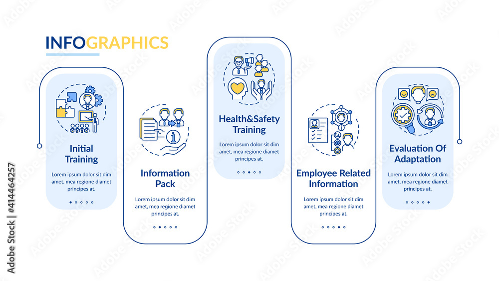 Study information of company vector infographic template. Preparation ...