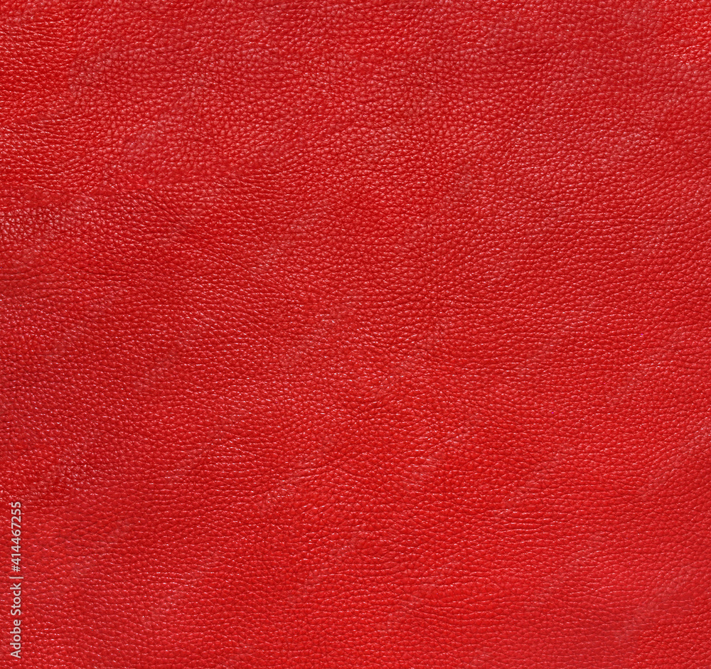 Fototapeta premium red leather texture background surface
