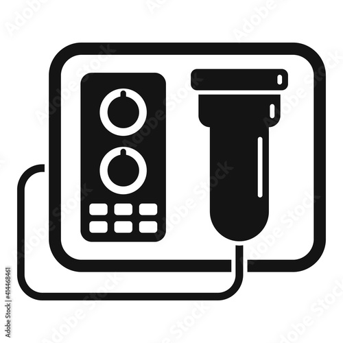Laser hair removal device icon. Simple illustration of laser hair removal device vector icon for web design isolated on white background