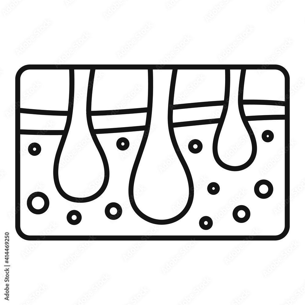 Skin hair removal icon. Outline skin hair removal vector icon for web design isolated on white background Skin hair removal icon. Outline skin hair removal vector icon for web design isolated on white background