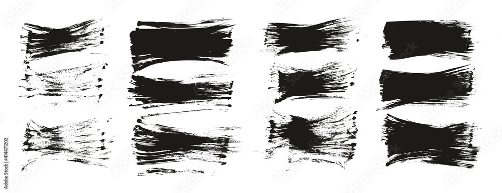 Flat Fan Brush Regular Short Background High Detail Abstract Vector Background Set Flat Fan Brush Regular Short Background High Detail Abstract Vector Background Set